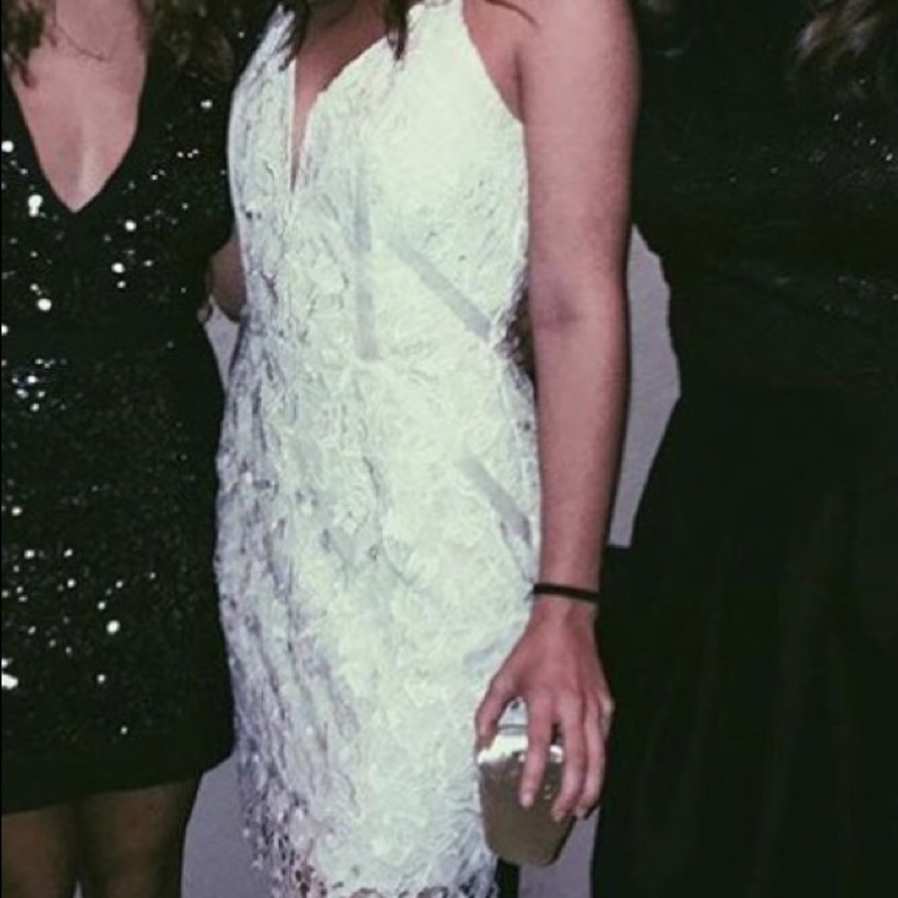 Off white cocktail dress